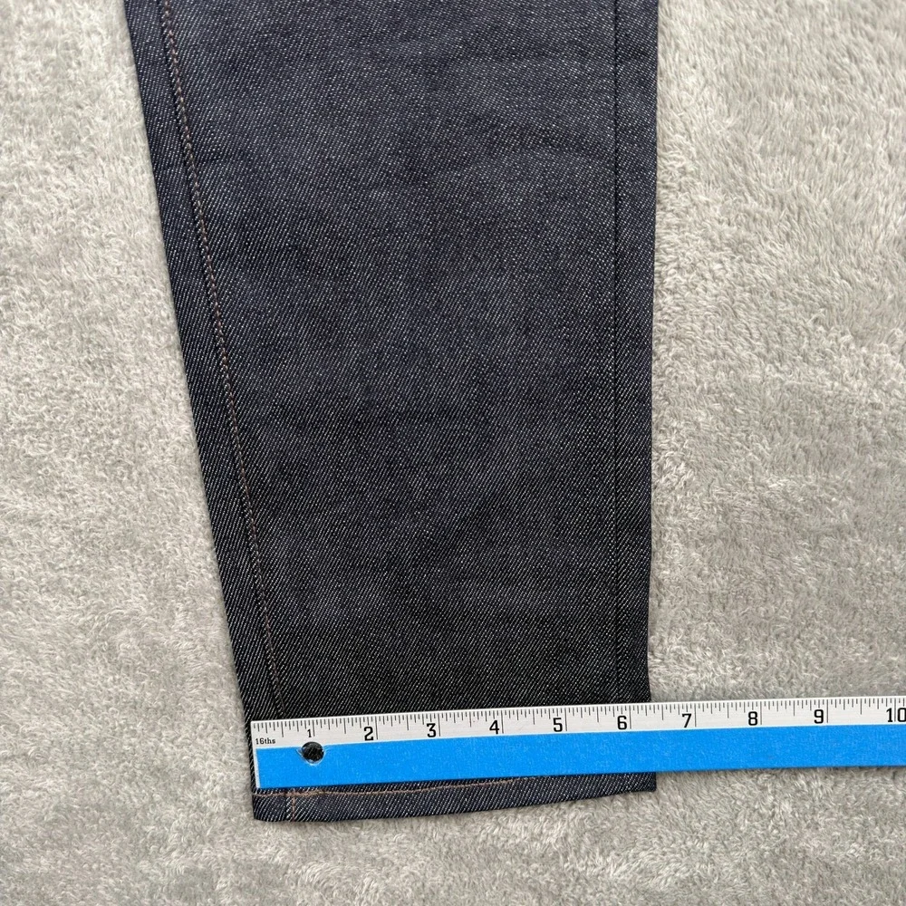Uniqlo Jeans Mens 29x32 Blue Slim Straight Kaihara Japanese Selvedge Denim